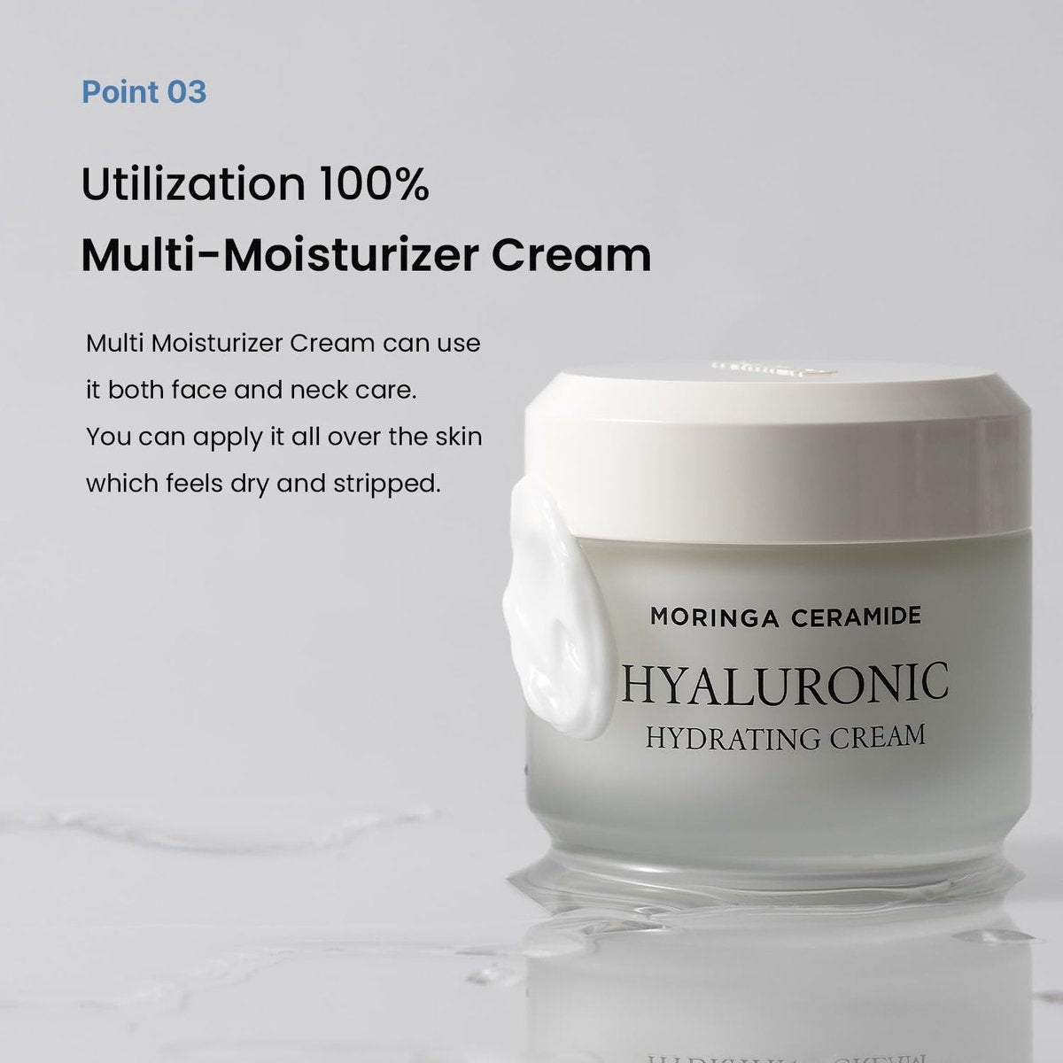 Heimish Moringa Ceramide & Hyaluronic Hydrating Cream - 1.69 fl oz (50 ml) – Deep Moisture Face Cream - görsel 13
