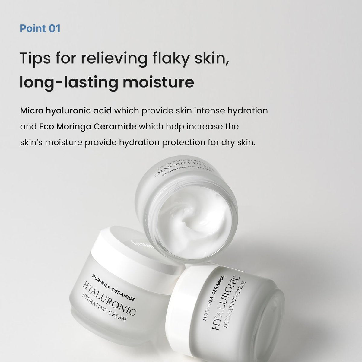 Heimish Moringa Ceramide & Hyaluronic Hydrating Cream - 1.69 fl oz (50 ml) – Deep Moisture Face Cream - görsel 9