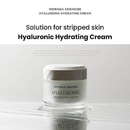 Heimish Moringa Ceramide & Hyaluronic Hydrating Cream - 1.69 fl oz (50 ml) – Deep Moisture Face Cream