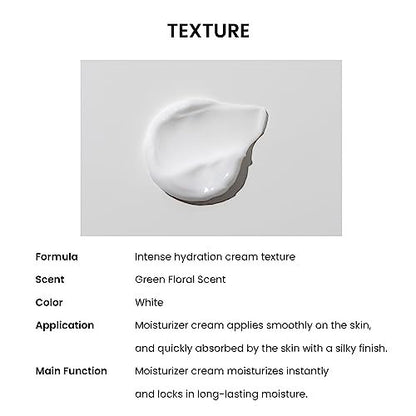 Heimish Moringa Ceramide & Hyaluronic Hydrating Cream - 1.69 fl oz (50 ml) – Deep Moisture Face Cream