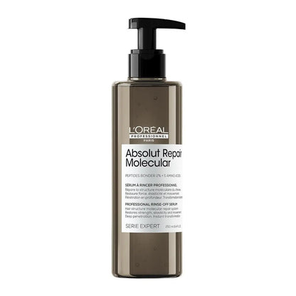 L'Oréal Professionnel Paris Absolut Repair Molecular Rinse Off Hair Serum - Deep Conditioning Treatment for All Damaged Hair Types, Repairs Damage & Restores Strength Avelisse