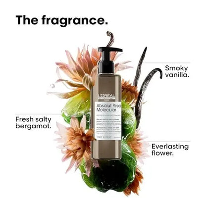 L'Oréal Professionnel Paris Absolut Repair Molecular Rinse Off Hair Serum - Deep Conditioning Treatment for All Damaged Hair Types, Repairs Damage & Restores Strength Avelisse