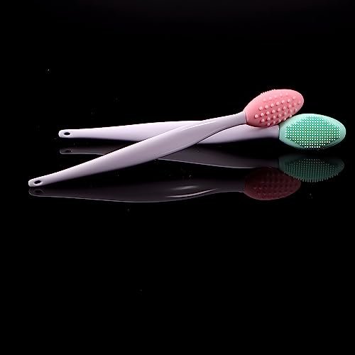 10-Pack Silicone Double-Sided Lip Scrub & Facial Cleansing Brush Set – Exfoliate Lips, Remove Blackheads, Deep Clean Pores - görsel 12
