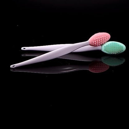 10-Pack Silicone Double-Sided Lip Scrub & Facial Cleansing Brush Set – Exfoliate Lips, Remove Blackheads, Deep Clean Pores