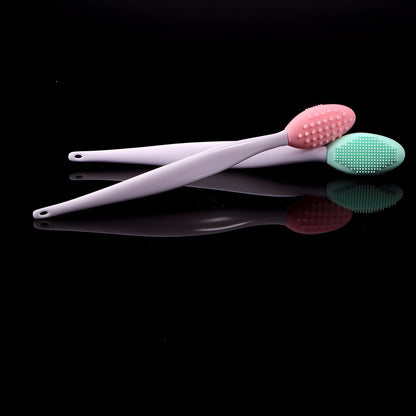 10-Pack Silicone Double-Sided Lip Scrub & Facial Cleansing Brush Set – Exfoliate Lips, Remove Blackheads, Deep Clean Pores
