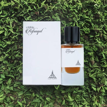 Paris Corner Rifaaqat Unisex Eau de Parfum 2.8 Fl Oz – Captivating Blend of Elemi, Pink Pepper, Vanilla & Smoky Leather Avelisse