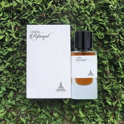 Paris Corner Rifaaqat Unisex Eau de Parfum 2.8 Fl Oz – Captivating Blend of Elemi, Pink Pepper, Vanilla & Smoky Leather Avelisse