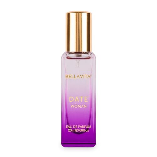 BellaVita Luxury DATE Eau de Parfum Travel Size Edition 20 ml – Long-Lasting Mini Perfume for Women with Red Fruit, Pink Pepper & Jasmine - görsel 2