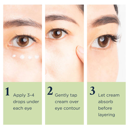 MATKAS Korean Vitamin C Under Eye Cream for Dark Circles and Puffiness 0.5 Fl. Oz. - Brightening Under Eye Cream with Caffeine for Puffy Eyes, Korean Under Eyes Brightener Moisturizer