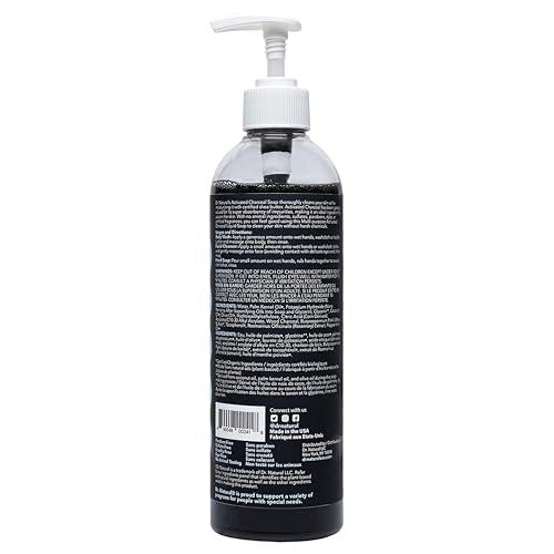 Dr. Natural Activated Charcoal Liquid Soap - Deep Cleansing Body Wash for Acne-Prone Skin, Mint Scent, 16 oz - görsel 18