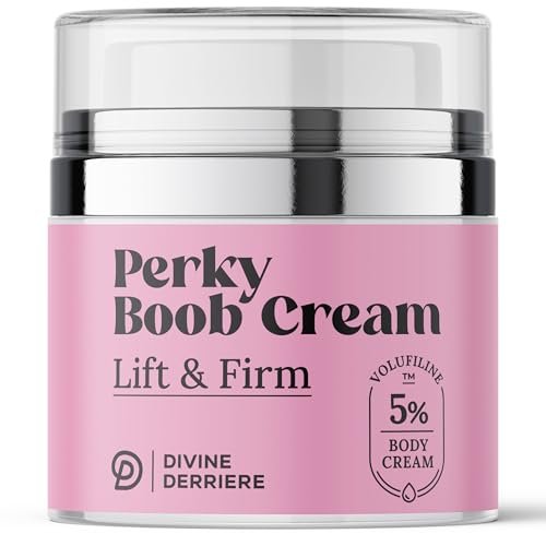 Divine Derriere Perky Body Cream - Lift & Firm Skin Tightening Cream for Body, Moisturizing Chest Firming Cream with Volufiline for a Perkier Look & Toned Décolleté, 1.7 Fl Oz Avelisse