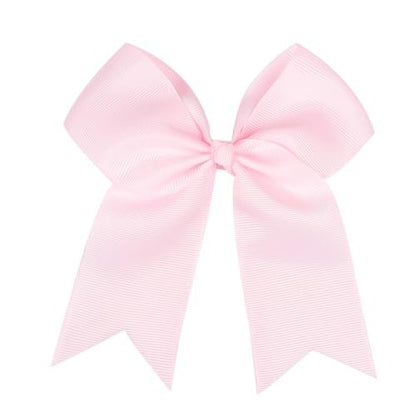 12-Pcs 5-Inch Large Grosgrain Ribbon Cheer Bows with Alligator Hair Clips - Stylish Hair Accessories for Little Girls, Teens, and Cheerleaders