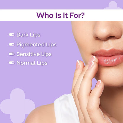 The Derma Co 1% Kojic Acid Lip Balm with Alpha Arbutin & Hyaluronic Acid – Treats Pigmentation, Moisturizes Lips, Off White, Travel Friendly, for Dark & Pigmented Lips, 4.5 g