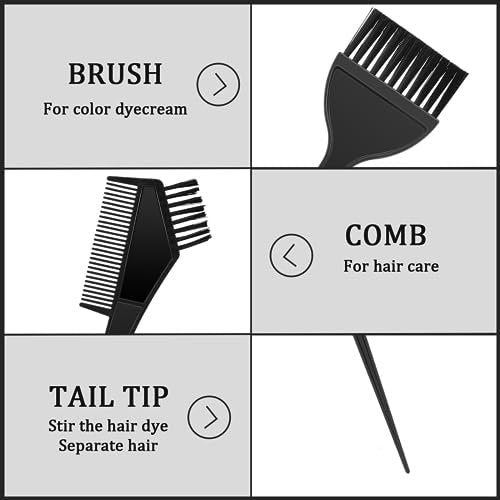 3Pcs Professional Salon Hair Color Applicator Kit - Hair Tint Dyeing Brush Set for Coloring and Dyeing - görsel 10
