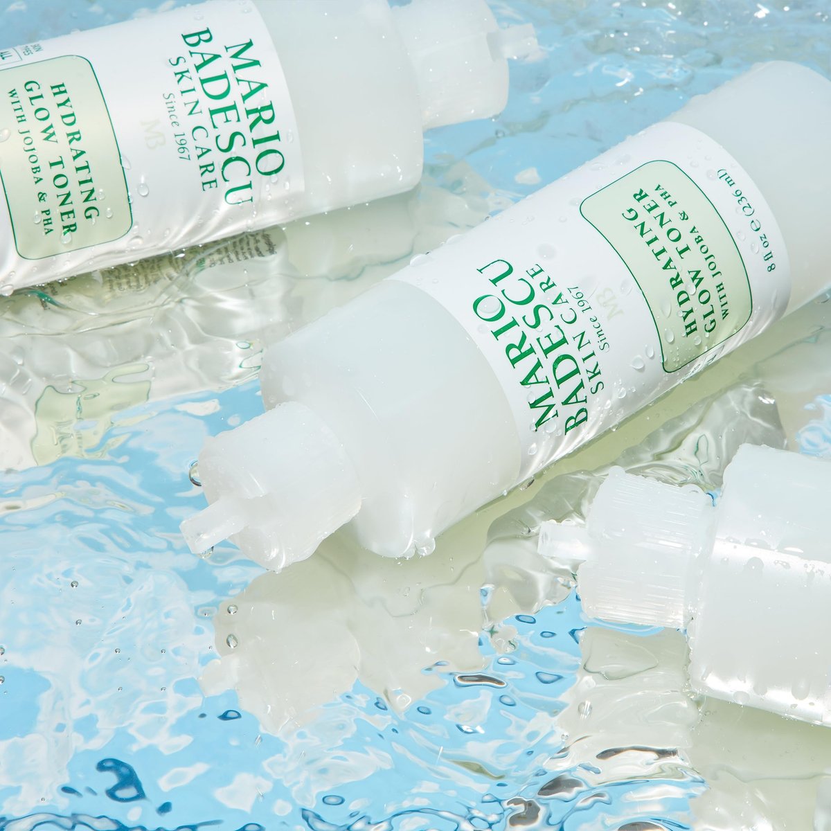Mario Badescu Hydrating Glow Toner with Jojoba & PHA – Brightening & Rejuvenating Facial Toner for Luminous Skin, Cooling Sensation, 8 Fl Oz Avelisse