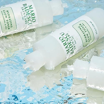 Mario Badescu Hydrating Glow Toner with Jojoba & PHA – Brightening & Rejuvenating Facial Toner for Luminous Skin, Cooling Sensation, 8 Fl Oz Avelisse