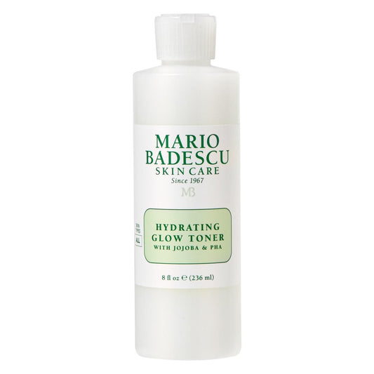 Mario Badescu Hydrating Glow Toner with Jojoba & PHA – Brightening & Rejuvenating Facial Toner for Luminous Skin, Cooling Sensation, 8 Fl Oz Avelisse