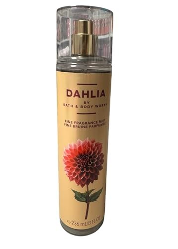 Bath & Body Works Dahlia Fragrance Body Spray Mist 8 fl oz (236 mL) – Long-Lasting Scent Avelisse