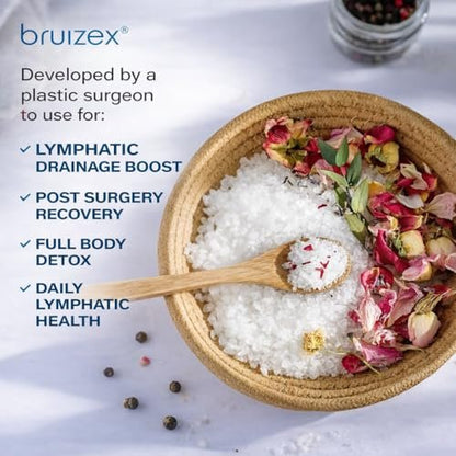 Bruizex Arnica Montana Bath Salts - Epsom Salt Soak for Lymphatic Drainage & Body Detox, Pain Relief & Post Surgery Recovery, 1 Lb Avelisse