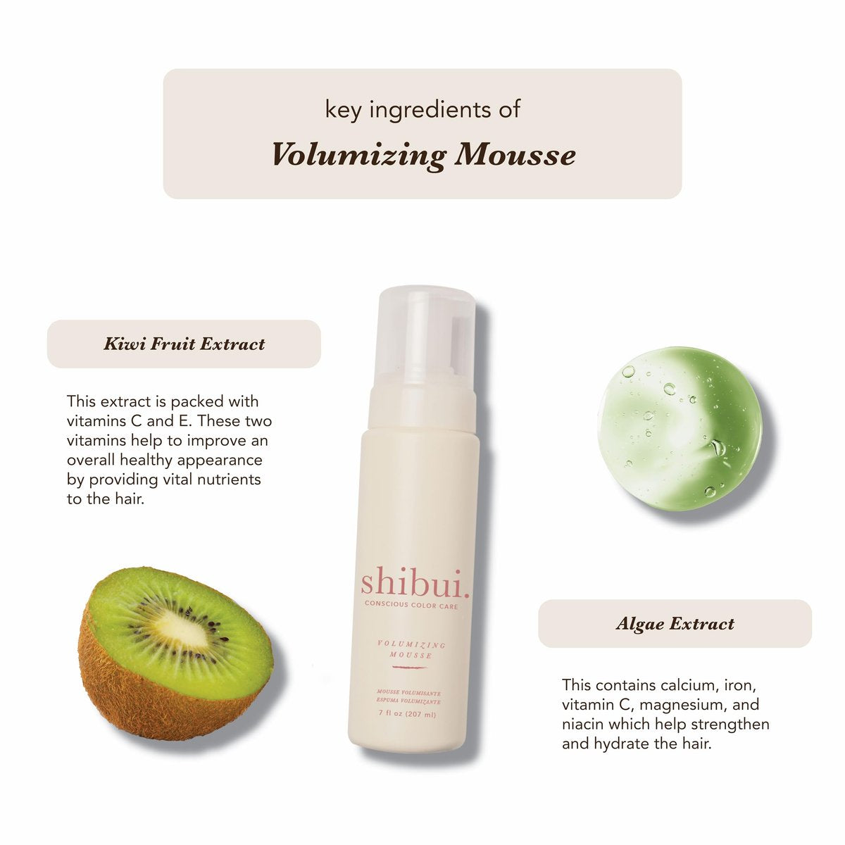 SHIBUI Volumizing Mousse: Weightless Lift & Color Protection for Fine to Medium Hair, Vegan & Sulfate-Free (7 Fl Oz) Avelisse