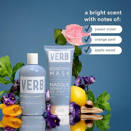 VERB Bonding Shampoo – 12 oz | Strengthening & Repairing Shampoo for Damaged Hair Avelisse