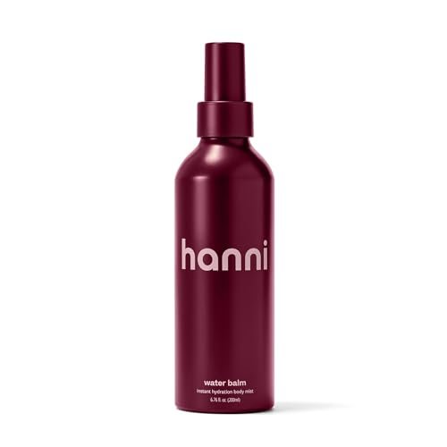 HANNI Water Balm Hydrating Body Mist - Moisturizer Spray with Hyaluronic Acid for All Skin Types, Lotion Replacement, 200 mL / 6.76 fl oz Avelisse