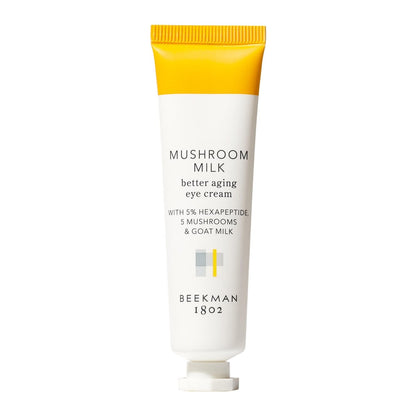 Beekman 1802 Mushroom Goat Milk Eye Cream - Clinically Proven Anti-Aging Eye Treatment for Dark Circles & Fine Lines with Hexapeptide and Snow Mushrooms, Fragrance-Free, Cruelty-Free Avelisse