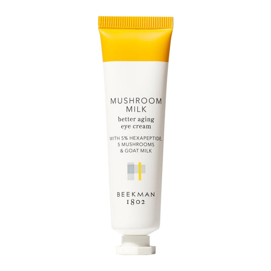 Beekman 1802 Mushroom Goat Milk Eye Cream - Clinically Proven Anti-Aging Eye Treatment for Dark Circles & Fine Lines with Hexapeptide and Snow Mushrooms, Fragrance-Free, Cruelty-Free Avelisse