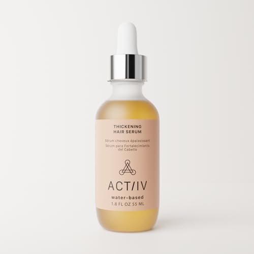 ACTIIV Thickening Hair Serum - Water Based | Supports Thicker, Fuller-Looking Hair, Lightweight Non-Greasy Formula for All Hair Types, 1.8 oz Avelisse