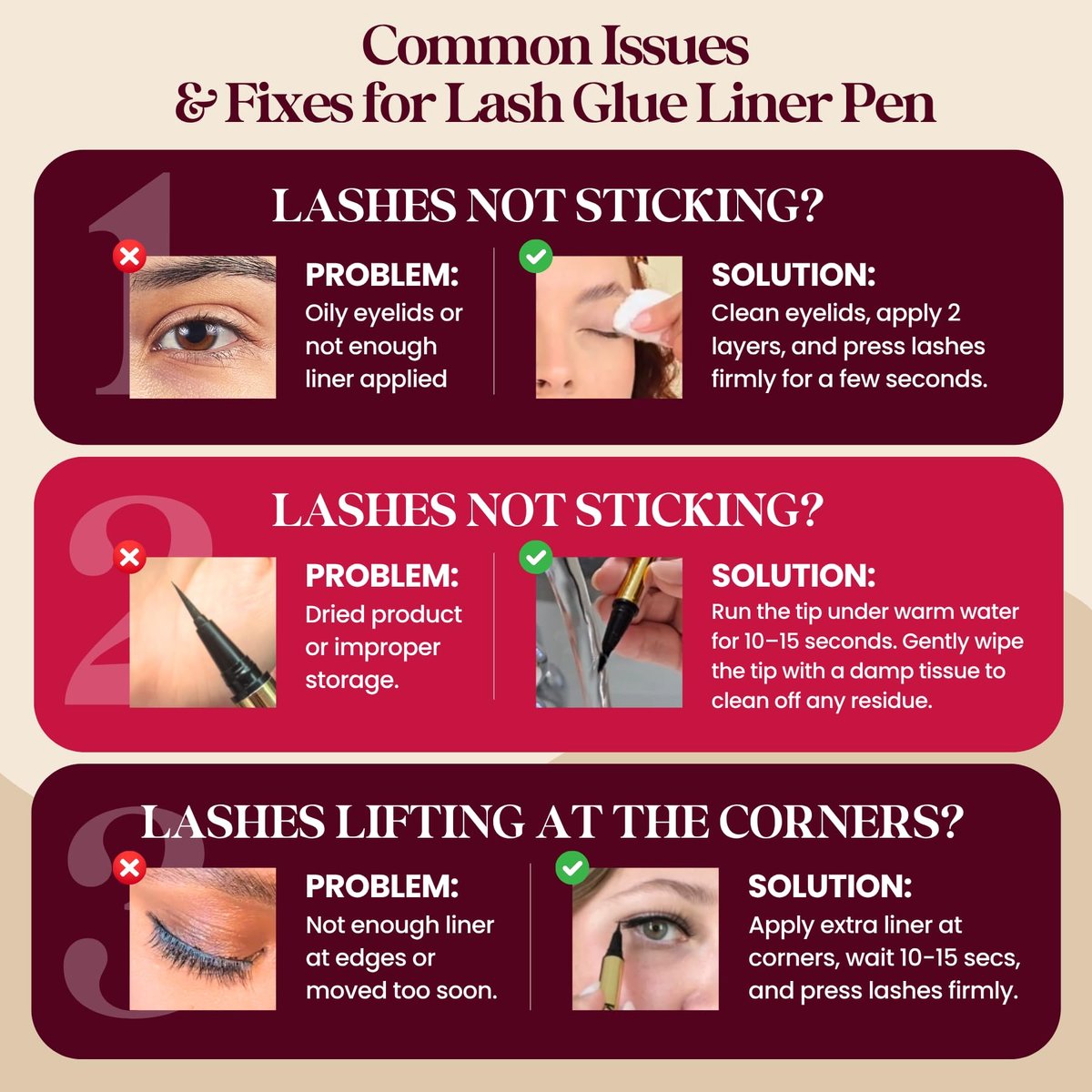 KLINQE Black Eyeliner Eyelash Glue Liner - Latex Free Magnetic Liner for Strip Lashes & Magnetic Eyelashes, Smudge Proof Strong Hold Avelisse