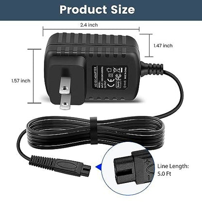 Andis ProFoil Lithium TS-1 & TS-2 Shaver Charger – UL Listed, Quick Recharge Replacement