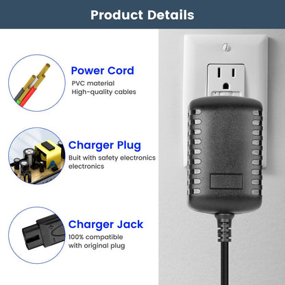 Andis ProFoil Lithium TS-1 & TS-2 Shaver Charger – UL Listed, Quick Recharge Replacement