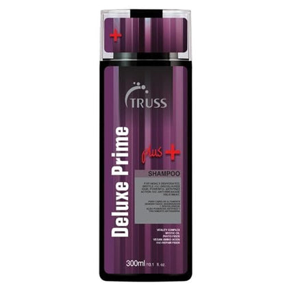 TRUSS Deluxe Prime Plus+ Moisturizing Shampoo for Dry, Damaged Hair - Frizz Control & Breakage Defense, 10.1 Fl Oz Avelisse