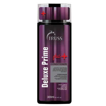 TRUSS Deluxe Prime + Deep Conditioner - Anti Frizz & Damaged Hair Treatment - Moisturizing Conditioner for Restored Hair Shine, Anti Breakage Effect (10.4 oz) Avelisse