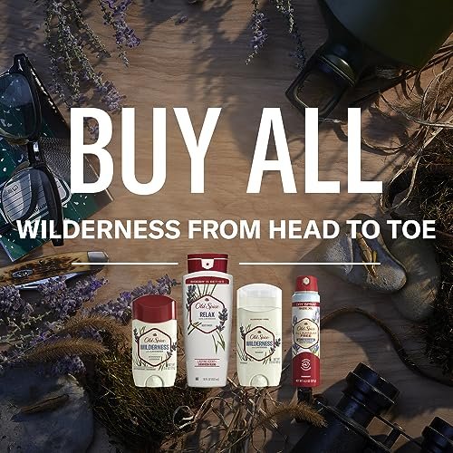 Old Spice Aluminum Free Dry Spray Men's Deodorant, 24/7 Odor Protection, Wilderness Scent of Lavender, 4.3 oz (Pack of 3) Avelisse