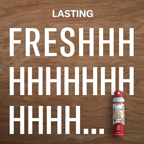 Old Spice Aluminum Free Dry Spray Men's Deodorant, 24/7 Odor Protection, Wilderness Scent of Lavender, 4.3 oz (Pack of 3) Avelisse