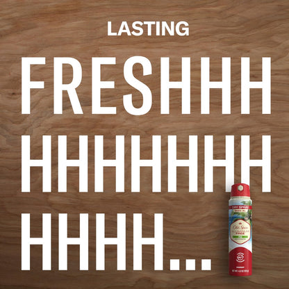Old Spice Men's Aluminum Free Deodorant Dry Body Spray, Fiji Scent, 24/7 Odor Protection, 4.3 oz (Pack of 3) Avelisse