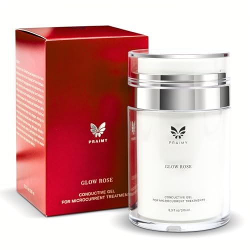 Glow Rose Premium Conductive Gel for Microcurrent & RF Devices - Leave-On, Non-Sticky Performance Skincare, 100 ml Avelisse