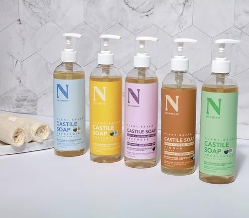 Dr. Natural Castile Liquid Soap - Multi-Use Body Wash, Shampoo and Face Wash - Hydrating Body Soap for Skin, Hair, Pets and Home - Eucalyptus - 16 oz - görsel 14