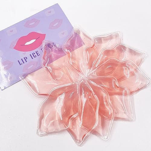 10 PCS Lip Ice Pack - Reusable Gel Ice Pads for Lip Care, Anti-Aging, Swelling Relief & Pain Reduction - görsel 11