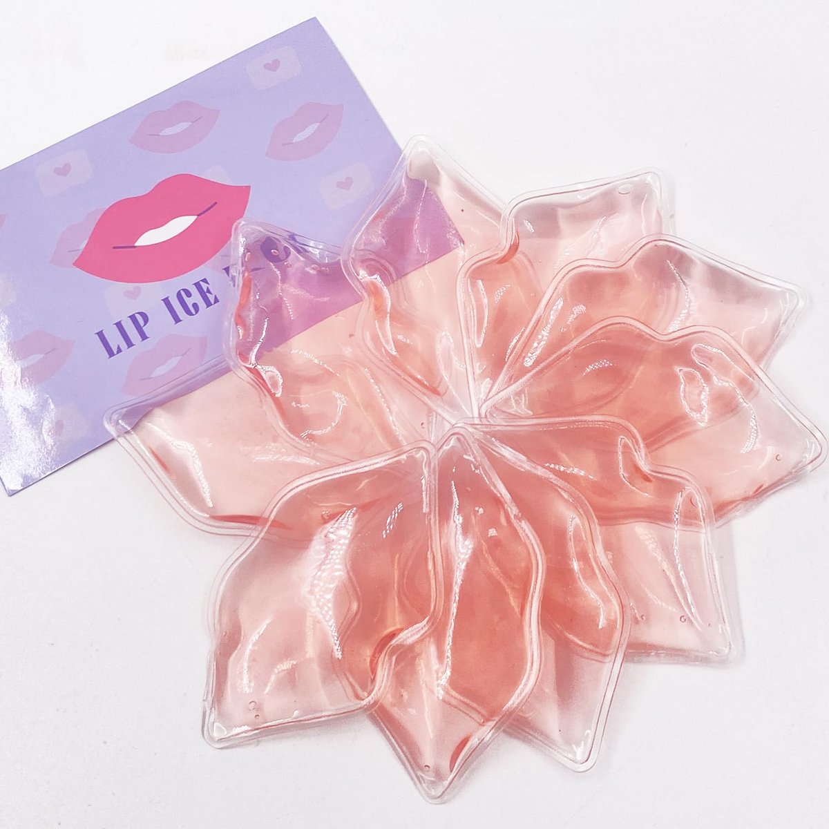 10 PCS Lip Ice Pack - Reusable Gel Ice Pads for Lip Care, Anti-Aging, Swelling Relief & Pain Reduction - görsel 12