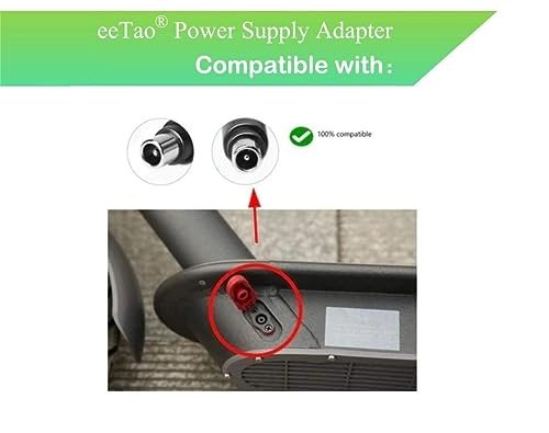 eeTao 42V AC/DC Adapter Charger Compatible with AovoPro M365 ES60 EW6 ES80 365 Go M1 Aovo Pro AP07 36V 10.5Ah 378Wh 350W Lithium Battery Avelisse