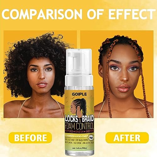 Edge Control Wax for Women – Strong Hold, Non-Greasy Smoother Gel for Black Hair, No Flaking or White Residue, Braiding & Styling Shine (Pineapple, 6-Pack) - görsel 10