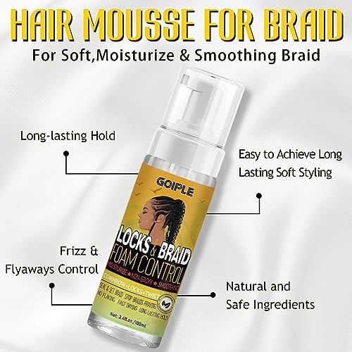Edge Control Wax for Women – Strong Hold, Non-Greasy Smoother Gel for Black Hair, No Flaking or White Residue, Braiding & Styling Shine (Pineapple, 6-Pack) - görsel 4
