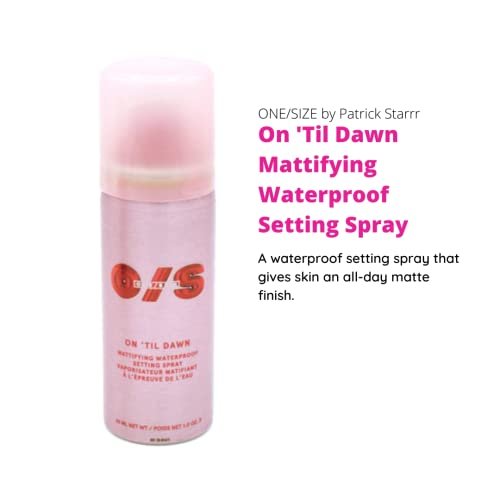ONE/SIZE by Patrick Starrr Mini On 'Til Dawn Mattifying Waterproof Setting Spray 1 oz/ 46 mL - görsel 3
