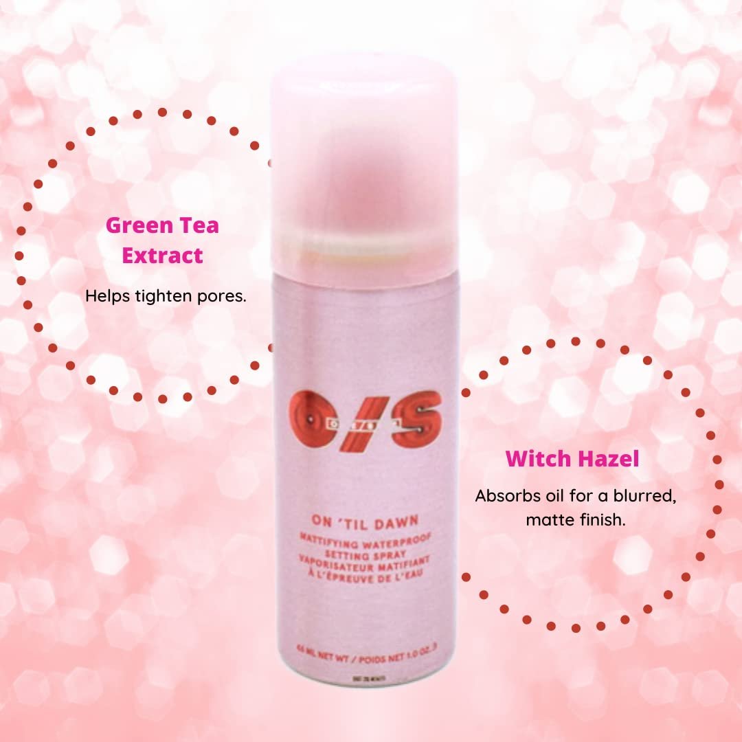 ONE/SIZE by Patrick Starrr Mini On 'Til Dawn Mattifying Waterproof Setting Spray 1 oz/ 46 mL - görsel 6