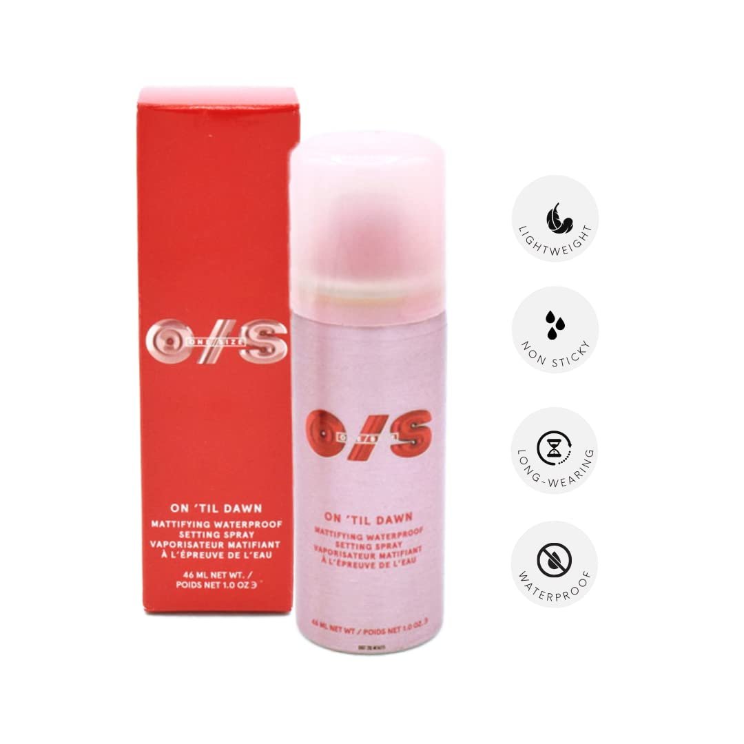 ONE/SIZE by Patrick Starrr Mini On 'Til Dawn Mattifying Waterproof Setting Spray 1 oz/ 46 mL - görsel 8