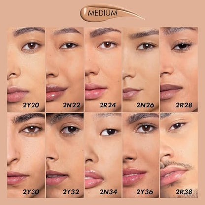 Make Up For Ever HD Skin Undetectable Longwear Foundation - 2N26 Cranberry - 1 oz Avelisse