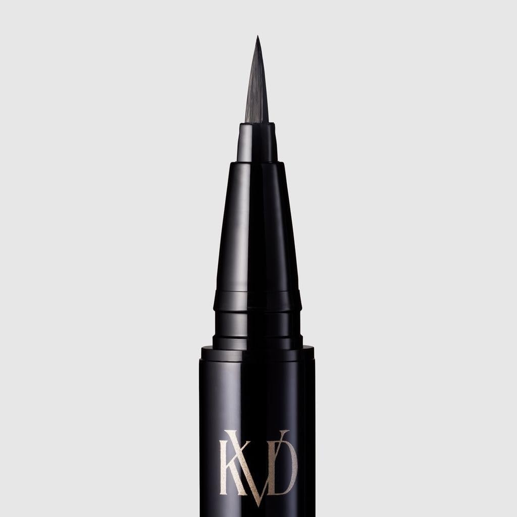 KVD Beauty Mini Tattoo Liner - Vegan Waterproof Liquid Eyeliner, Trooper Black, 0.02 oz Avelisse