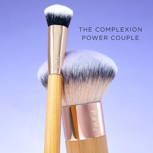 Tarte The Buffer Airbrush Finish Foundation Brush – Full Size, Vegan & Cruelty-Free Synthetic Brush for Flawless Application Avelisse